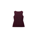 Women's slim fit sleeveless cardigan vest with 3D pattern in viscose fibre fabric