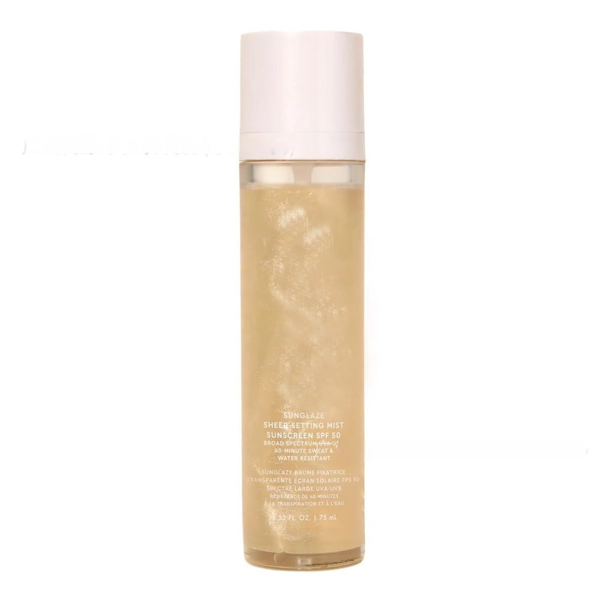 75ml plastic spray bottle of a light texture facial moisturising and nourishing spray