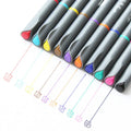 Set of 10 technical drawing pens with 0.38mm tips for architecture broadcasting mobile design work