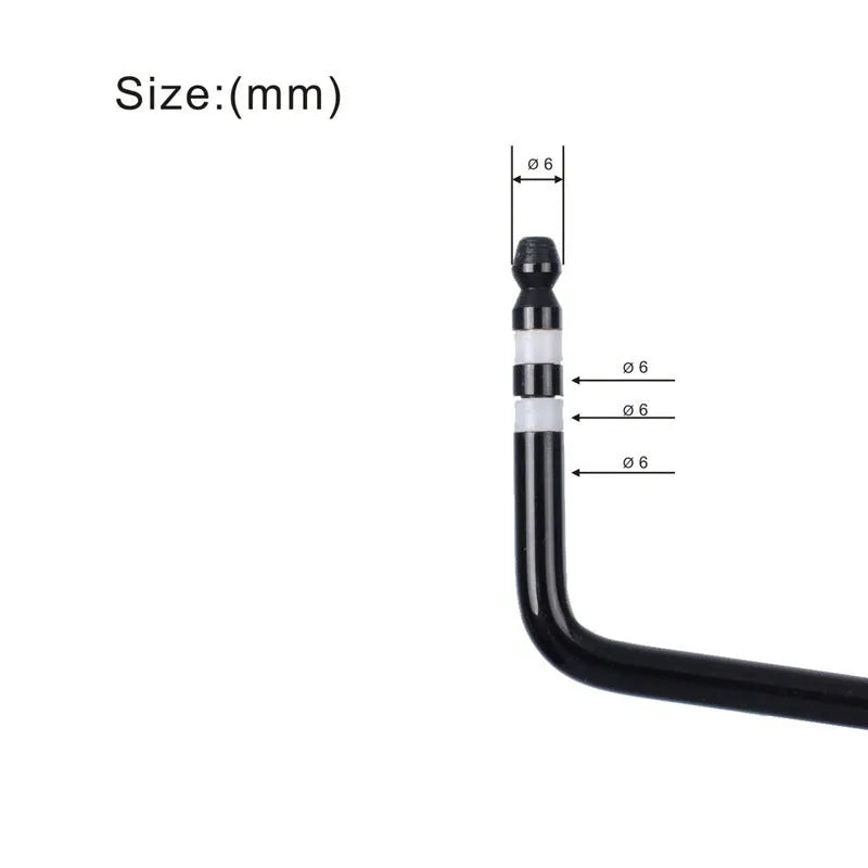 Direct plug-in guitar tremolo arm in black, blue, gold, and silver metal finishes