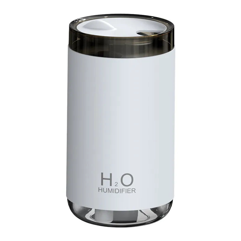 Jellyfish humidifier with USB connection and warm night light in white pink or blue colours
