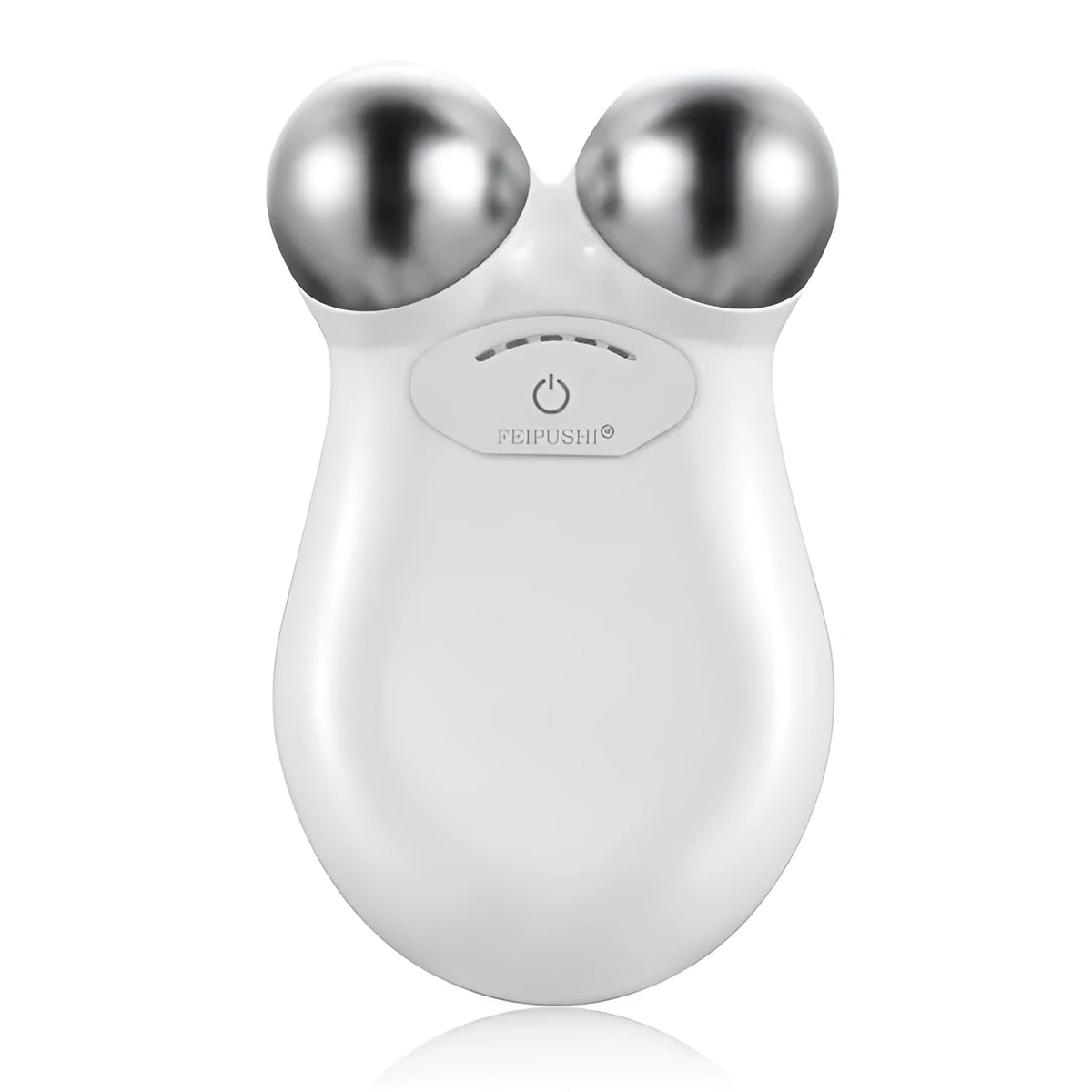 Pink HS-858 micro current facial lifting and firming device on white background