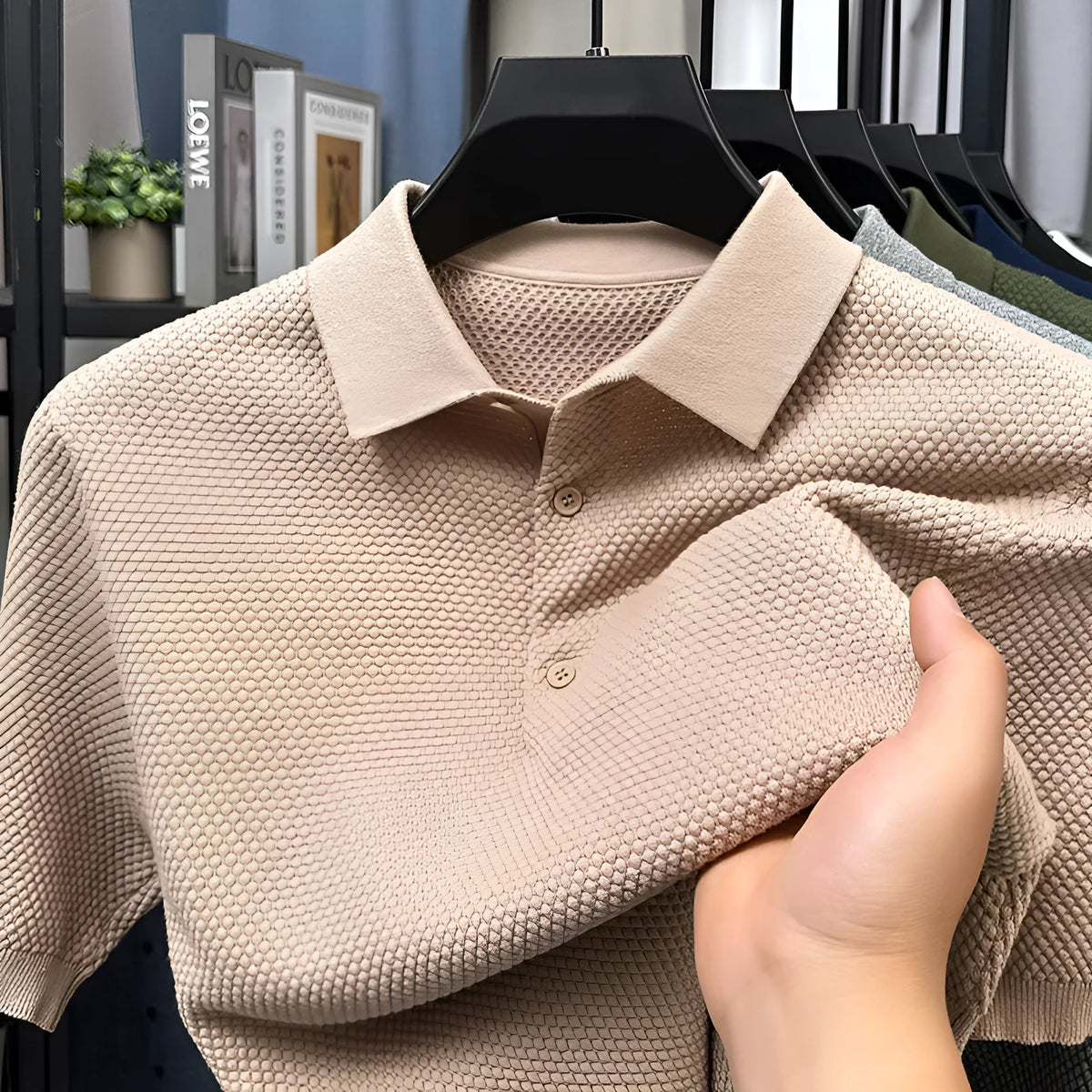 Loose fit short sleeve cotton pullover sweater in multiple colour options