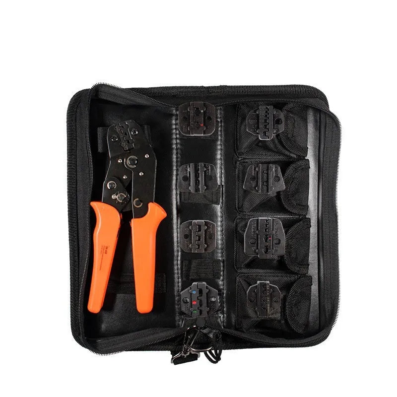 SN-48B portable crimping pliers combination set with high carbon steel construction for terminal and cable work