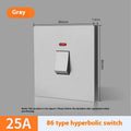 25A 45A 3P water heater switch with light panel in gold grey white colours