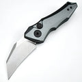 Outdoor folding pocket knife with 150mm length in black, grey, or green colour options