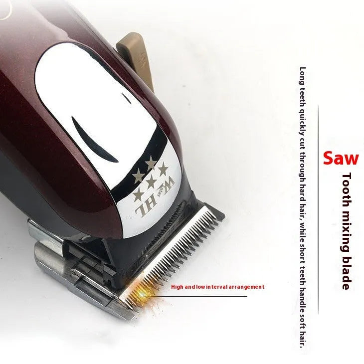 Hair clipper with charging stand and stainless steel blades