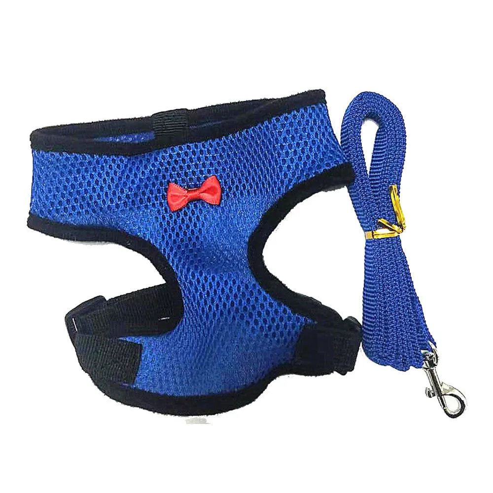 Poultry clothing set for chickens and ducks with vest, belt, collar, bow, and traction rope in multiple sizes