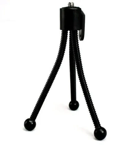 Small iron frame mini desktop tripod with telescopic legs and ball head for cameras and iPhones
