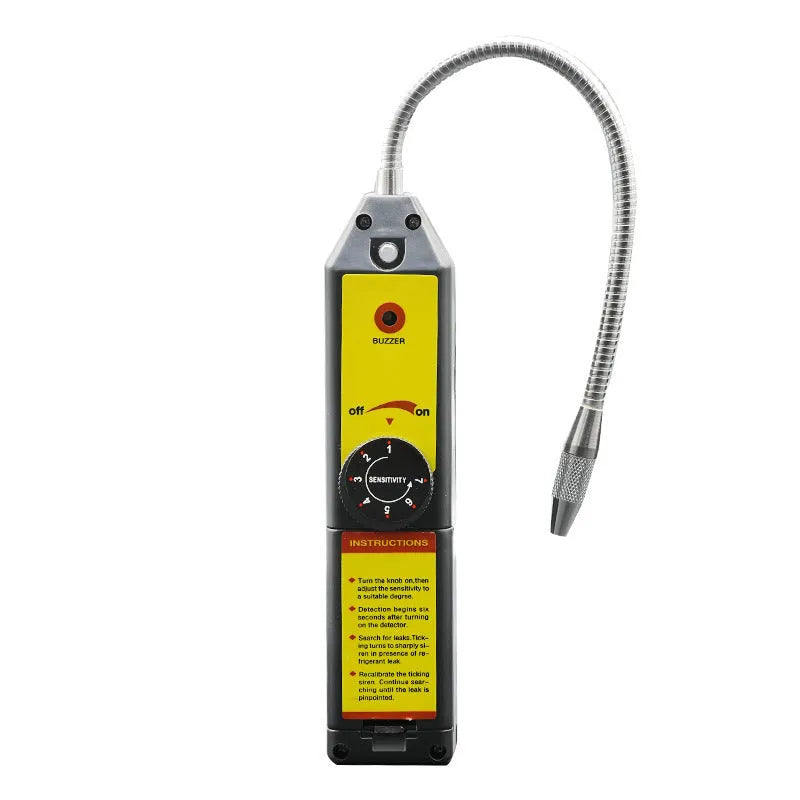WJL-6000 electronic halogen leak detector with extended 20cm probe for refrigerant system testing
