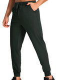 Men's loose casual polyester work trousers in solid colour available in sizes XS to 4XL for leisure wear
