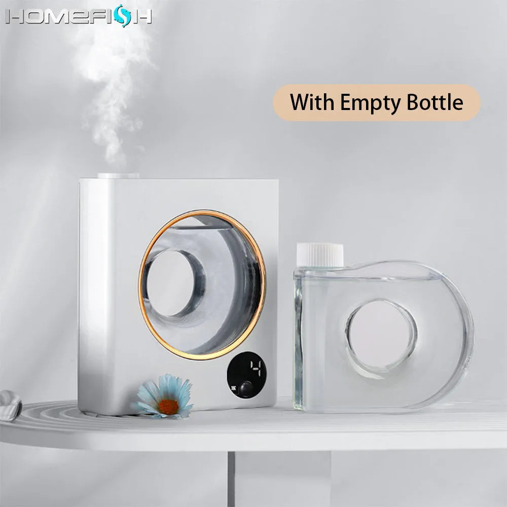 White wall mounted automatic essential oil diffuser with USB charging port