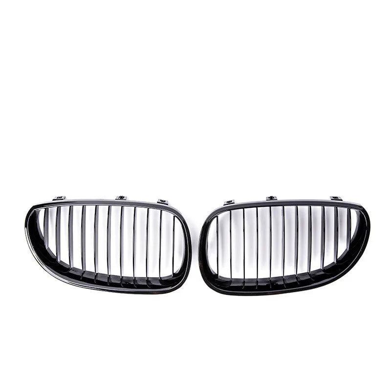 BMW 5-Series front grille with carbon fibre pattern for E39 E60 models 2004-2009