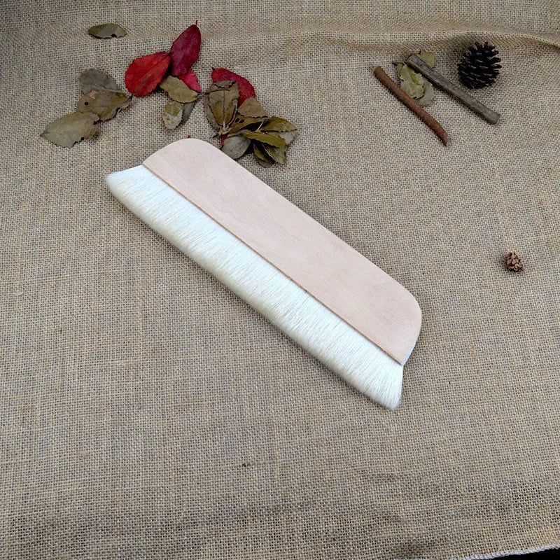 Wool art mounting brush in picture colour for paste board shading