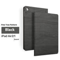 Universal sleep bracket protective cover for Apple iPad in imitation leather sapphire blue or black