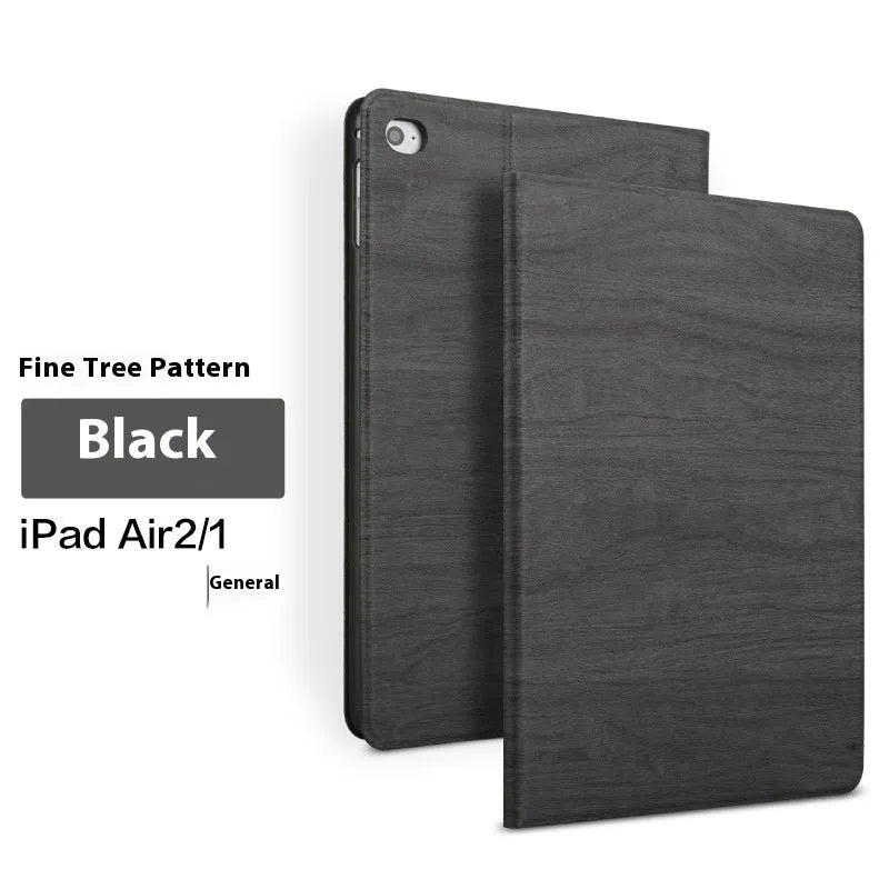 Universal sleep bracket protective cover for Apple iPad in imitation leather sapphire blue or black