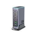 660W Gallium Nitride desktop fast charger with Type-C port on a desk