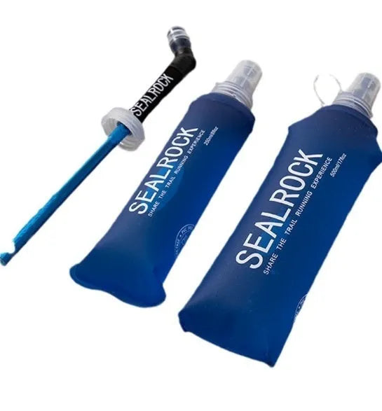 Flexible plastic portable drinking straw for sports like mountain biking and climbing