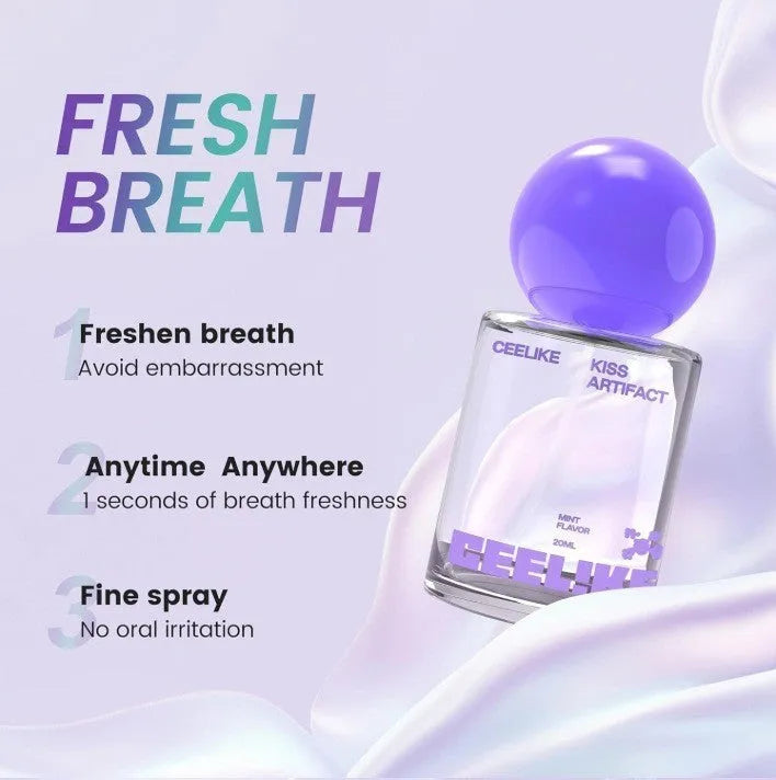 20ml probiotic oral care spray bottle with pump dispenser for portable dental hygiene