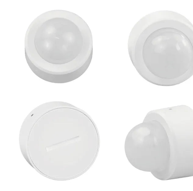 White infrared body sensor with 120-degree detection angle and ZigBee 3.0 connectivity