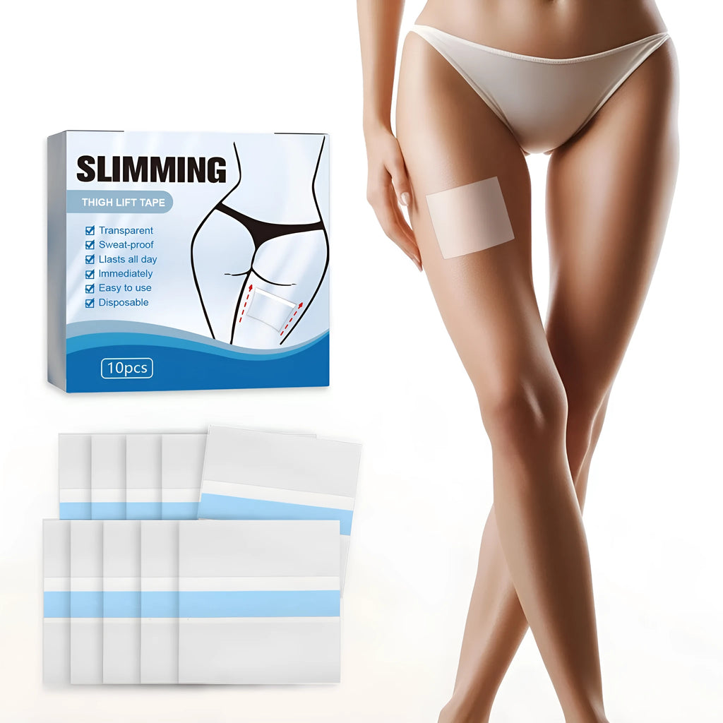 10 collagen body shaping navel stickers measuring 12 centimetres square in opened packaging