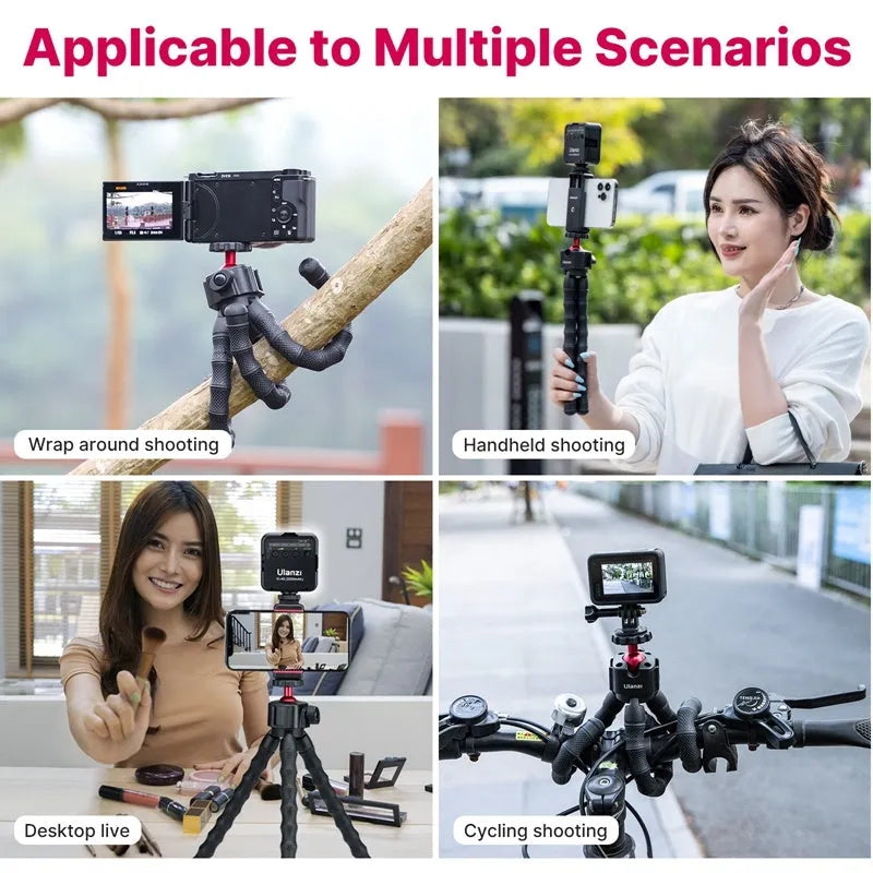 Multifunctional photography vlog suite kit with tripod in 2985 set colour