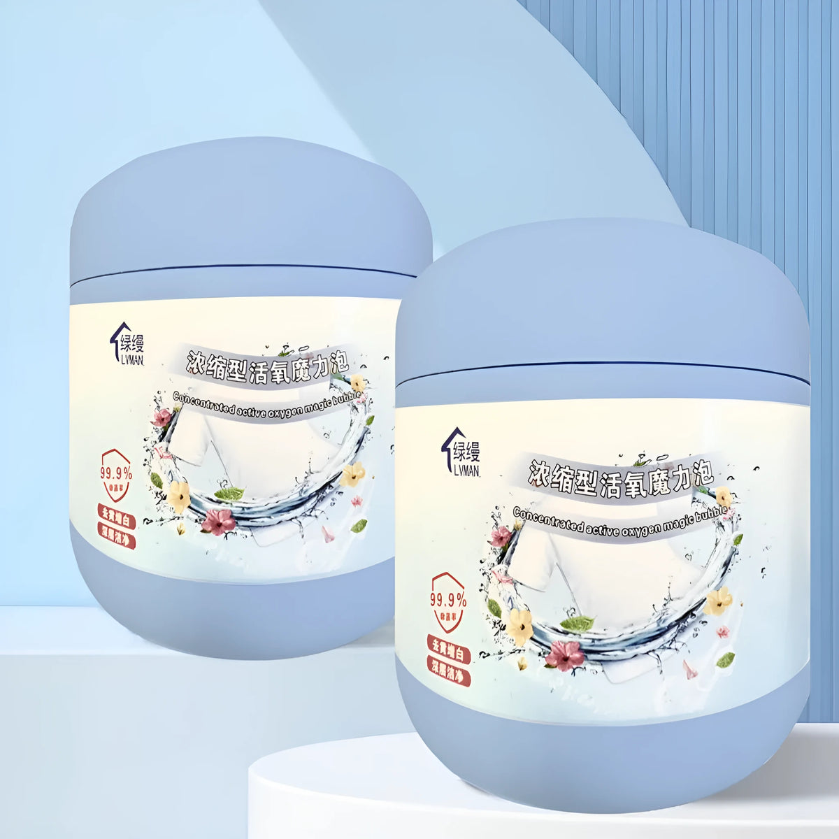 400g bottle of active oxygen bleaching powder laundry stain remover with enhanced formula