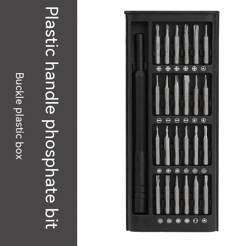 24 in 1 magnetic screwdriver repair kit with chrome vanadium steel shafts and aluminium/plastic handles