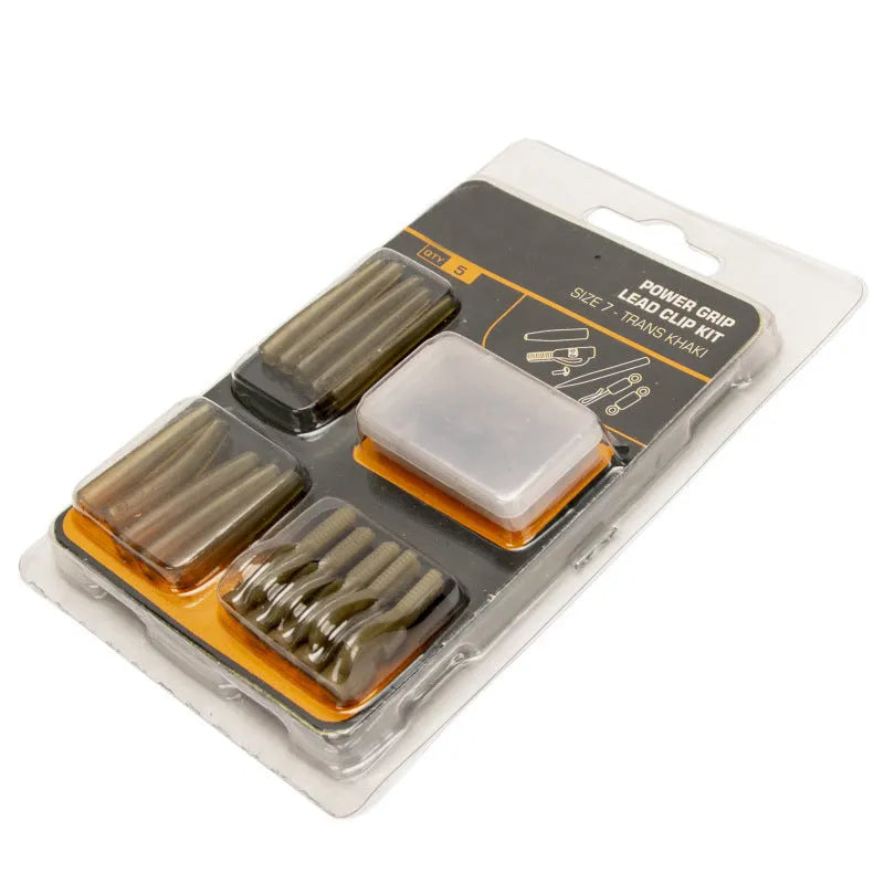 European carp fishing accessory set with 30 pieces including anti-winding pipes, threaded hoses, rotation items and screws