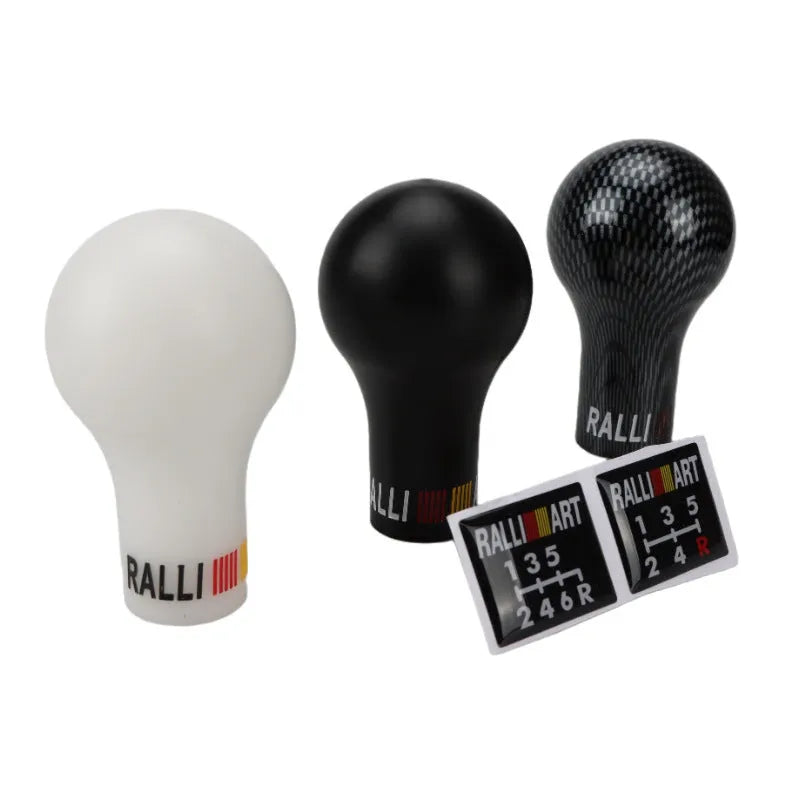 Car gear head for Mitsubishi five-speed transmission in five colour options showing 7.6cm height