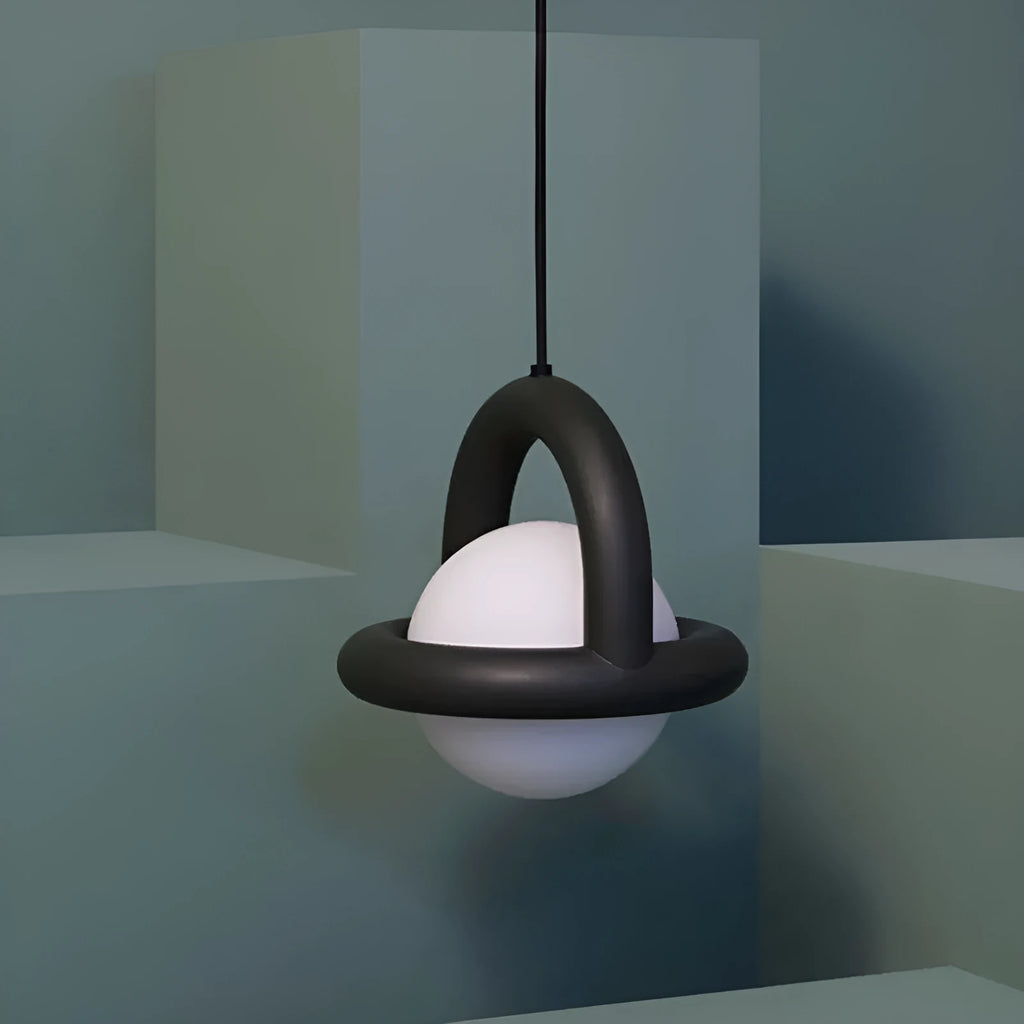 Danish designer hanging line pendant lamp in matte finish with adjustable cord for bedside or living room.
