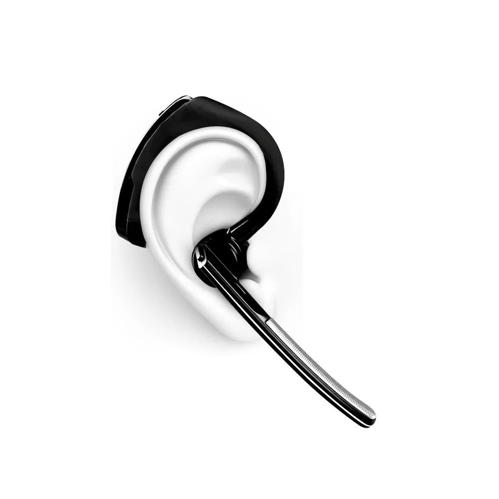 V9 Bluetooth wireless headset with ergonomic ear design and microphone for business use