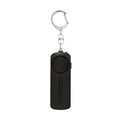 Compact pink personal safety alarm with keyring, showing dimensions 86mm by 30mm.