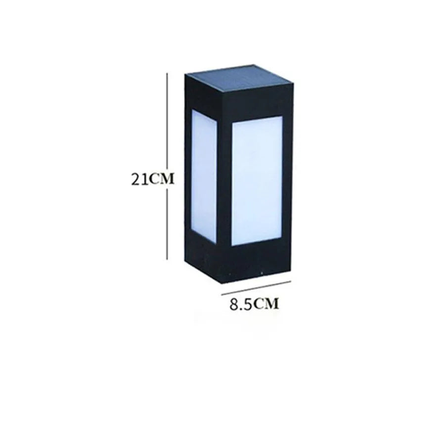 Solar garden lights in outdoor setting with decorative styles and LED illumination
