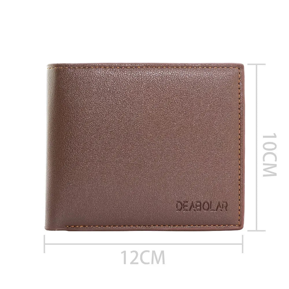 Brown leather men's wallet with a silver zipper closure laid flat.