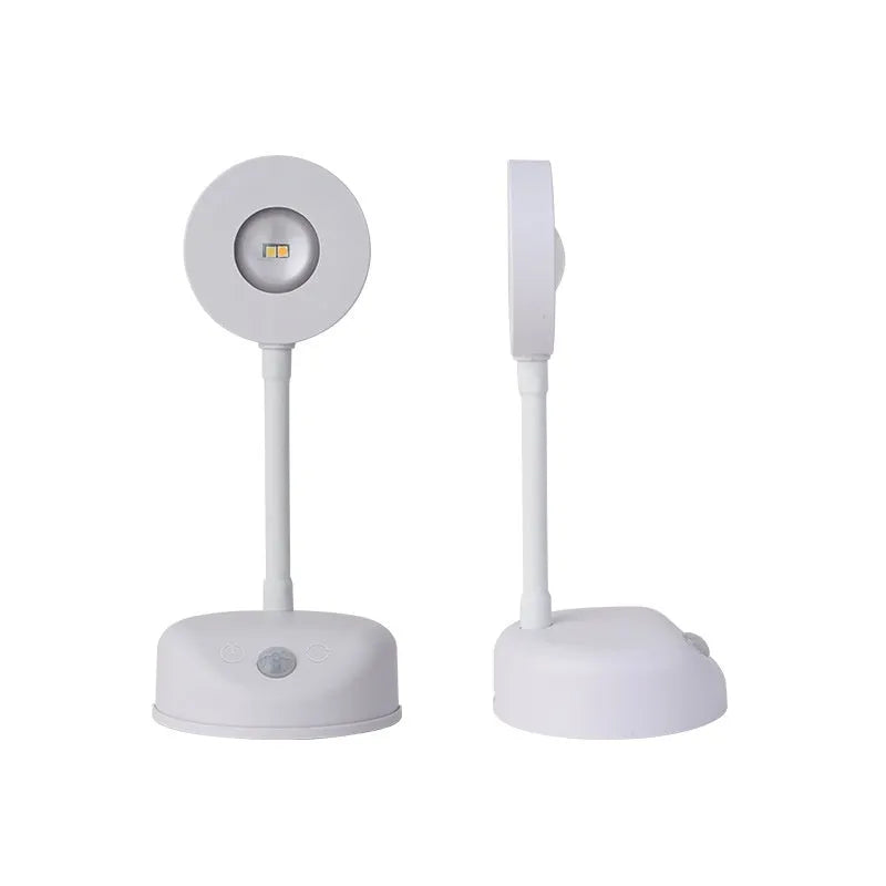Geometric rechargeable wireless wall lamp in white colour with remote control