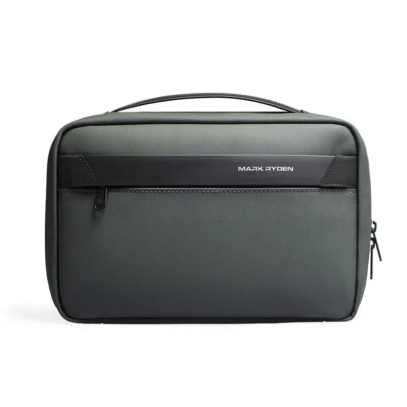 20L portable toiletries storage bag with dry-wet separation compartments in Oxford cloth construction