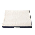 Removable washable memory sponge dog mat in khaki colour with thick 10cm cushion