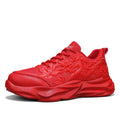 Chinese Loong dragon print casual sneakers with fly knit upper and rubber sole in multiple colour options.