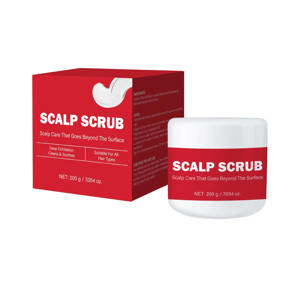200g exfoliating scalp shampoo with anti-itching and anti-dandruff treatment in FP-B007 packaging