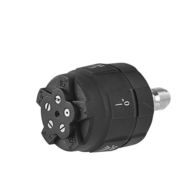 Five-in-one multi-functional high-pressure water nozzle with engineering plastic construction