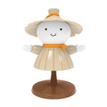 Cartoon scarecrow night lamp in brown, pink, or green with USB cable and dimmable bedside light