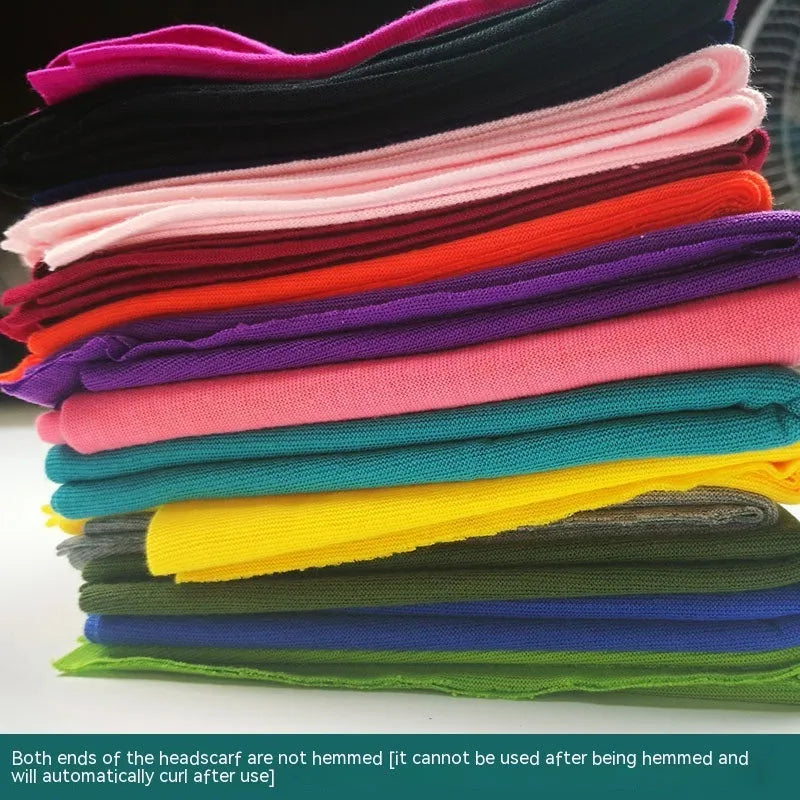 Lightweight polyester magic headscarf shown in multiple colour options for outdoor sports.
