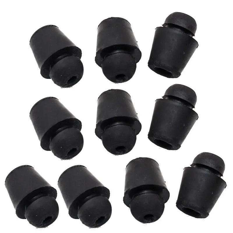 10-piece automobile buckle rubber buffers in X16 colour for machine cover and trunk shock absorption