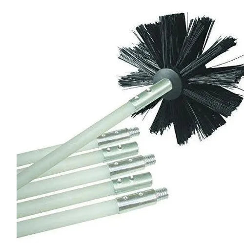 Flexible 600mm nylon chimney cleaning brush for dryer pipes and range hood ducts