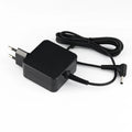 Black 45W laptop power adapter with US plug and charging cable, dimensions 99.3mm by 36.5mm by 61.8mm