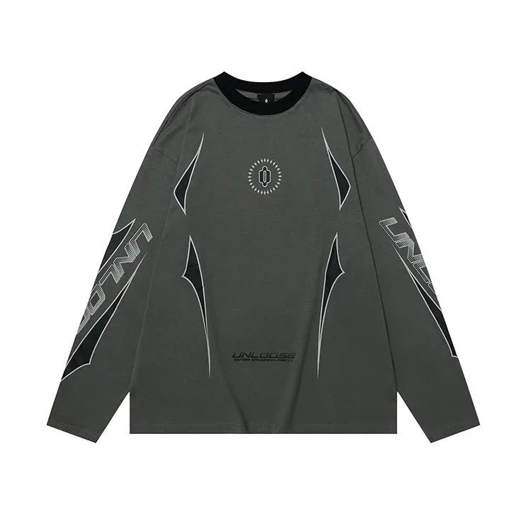 Men's cotton pullover hoodie with letter pattern and drop shoulder sleeves in loose fit