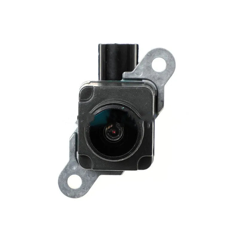 Black plastic rear view reversing camera for Dodge trucks with rotating adjustment mechanism