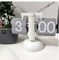 Flip digital clock, retro table clock, 21x8x16cm, battery quartz movement, black grey white options