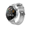 GS3 Max smartwatch with black silicone strap showing time display on 1.35 inch screen